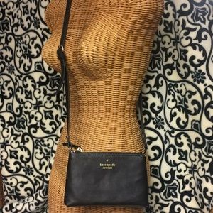 Kate Spade black crossbody purse crossover